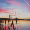 Strathclyde Country Park sunset diamond paintings