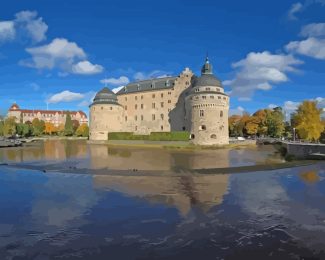 Sweden Orebo Castle diamond painting