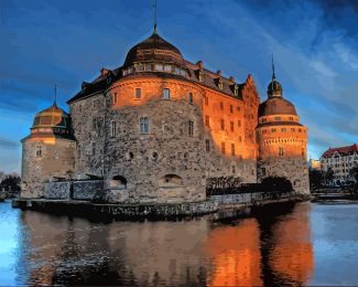 Sweden Orebro Castle diamond painting