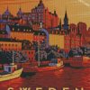 Sweden Poster diamond paintings