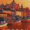 Sweden Poster diamond paintings