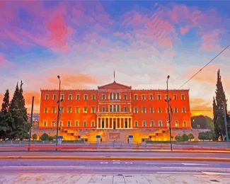 Syntagma Square greece diamond painting