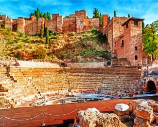 Teatro Romano de Malaga diamond painting