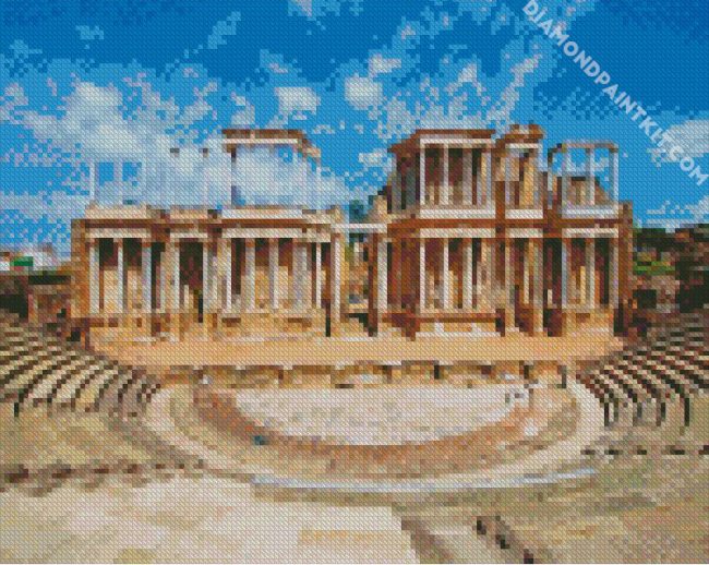 Teatro Romano de malaga spain diamond paintings