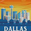 Texas Dallas Poster diamond paintings