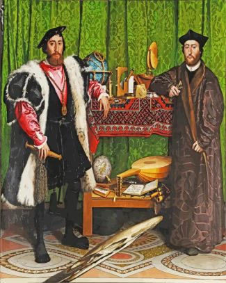 The Ambassadors Holbein diamond painting