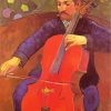 The Cellist Portrait Art diamond painting