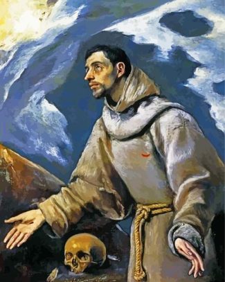 The Ecstasy of Saint Francis of Assisi El Greco diamond paintings