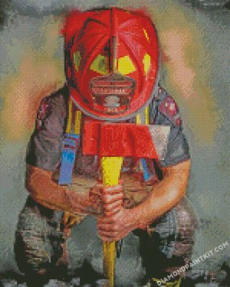 The Firefighter diamond paintings