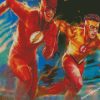 The Flash And His Kid diamond paintings