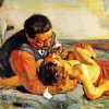 The Good Samaritan by Hodler diamond paintings