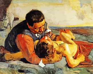 The Good Samaritan by Hodler diamond paintings