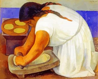 The Grinder diego rivera diamond painting