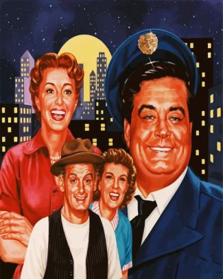 The Honeymooners Sitcom diamond painting