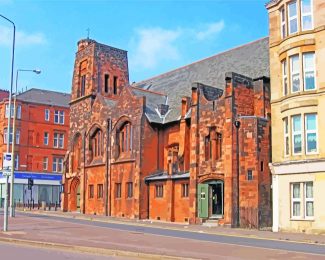 The Mackintosh Church Glasgow diamond painting