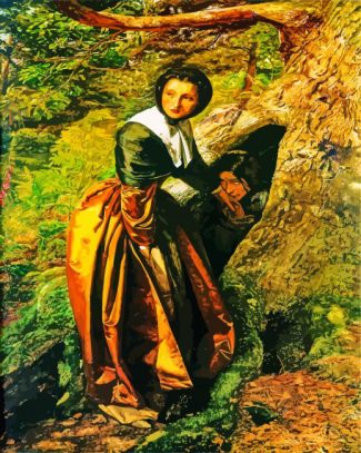 The Proscribed Royalist by Millais diamond paintings