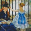 The Railway by manet diamond paintings