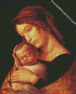 The Virgin with the Sleeping Child by Mantegna diamond paintings