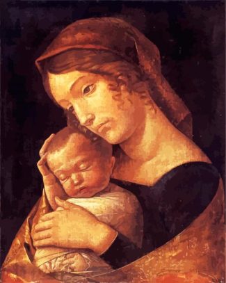 The Virgin with the Sleeping Child by Mantegna diamond paintings