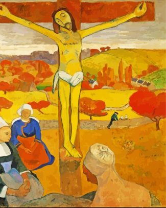 The Yellow Christ by Gauguin diamond painting