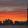 Toronto Buildings Silhouette diamond painting