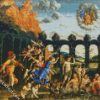 Triumph of the Virtues by Mantegna diamond paintings