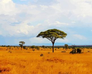 Tsavo East National Park kenya diamond painting