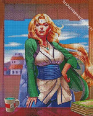 Tsunade from naturo anime diamond paintings