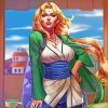 Tsunade from naturo anime diamond painting