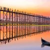 U Bein Bridge Myanmar diamond painting