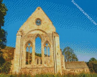 Valle Crucis Abbey Llangollen diamond paintings