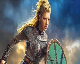 Vikings lagertha diamond painting