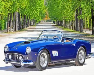 Vintage Ferrari Car diamond painting