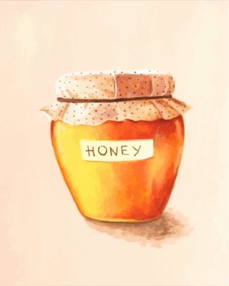 Vintage Honey Jar diamond painting