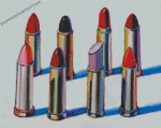 Vintage Lipsticks diamond paintings