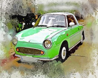 Vintage Nissan Car diamond paintings