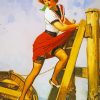 Vintage Sailor Girl diamond paintings