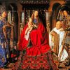 Virgin and Child with Canon van der Paele by Jan van Eyck diamond painting