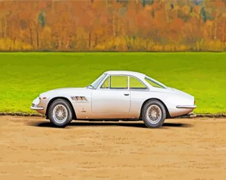 White Classic Ferrari diamond paintings