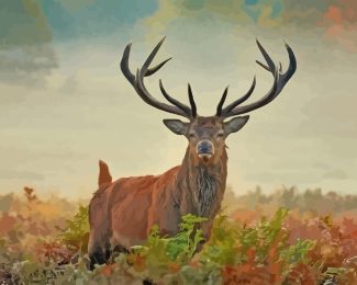 Wild Stag Animal diamond painting