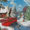 Winter Christmas Home diamond paintings