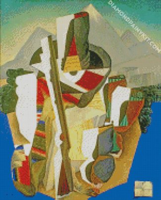 Zapata style Landscape diego rivera diamond paintings