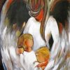 abstract Guardian angel diamond paintings