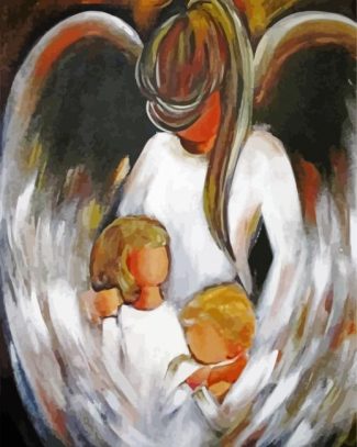 abstract Guardian angel diamond paintings