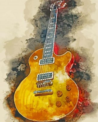 aestehtci guitar diamond painting