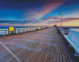 aestehtic Pier in Sopot Gdansk diamond paintings