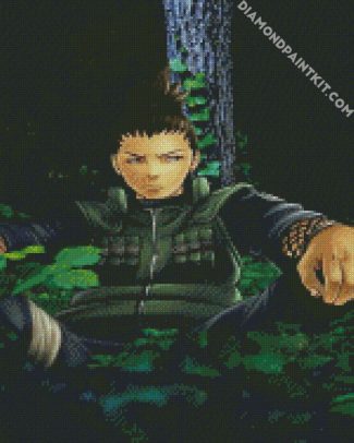 aestetic Shikamaru Nara diamond paintings