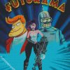 aesthetic FUTURAMA diamond paintings