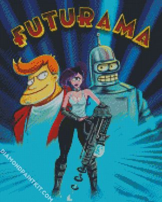 aesthetic FUTURAMA diamond paintings