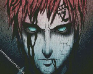 aesthetic Gaara anime diamond paintings